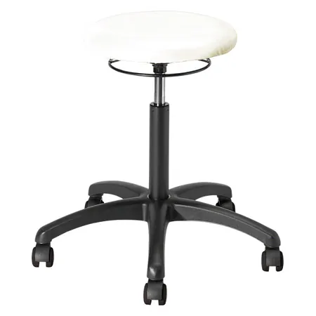 Drehhocker Standard mit Polster und Rollen