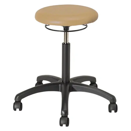 Drehhocker Standard mit Polster und Rollen