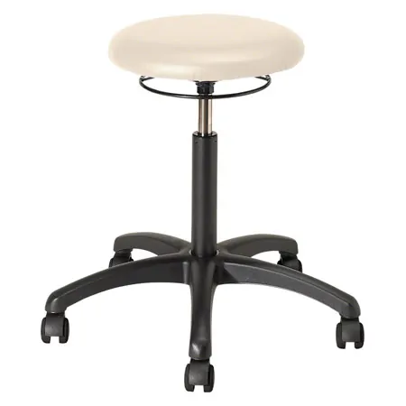 Drehhocker Standard mit Polster und Rollen