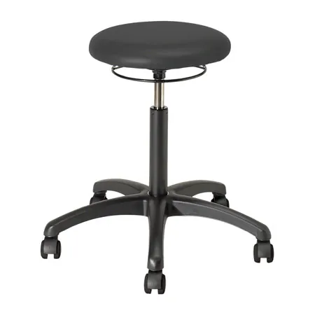 Drehhocker Standard mit Polster und Rollen