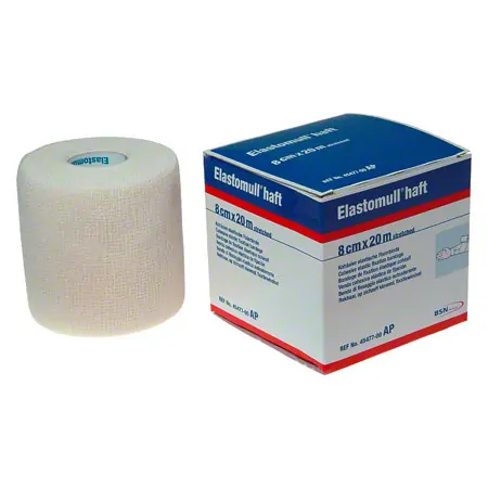Elastomull Haft, 20 m x 8 cm, wei