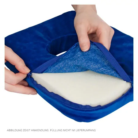 Ersatzbezug f�r Gesichtsauflage, LxBxH 30x25x4 cm