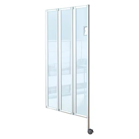 Faltwand flexibel, 3-flgelig, H x B 165 x 90 cm
