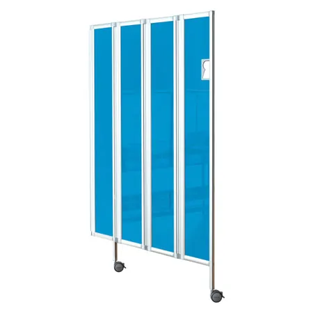 Faltwand flexibel, 4-flgelig, H x B 165 x 120 cm