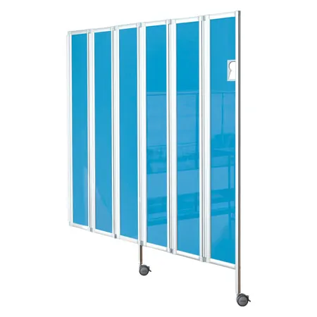 Faltwand flexibel, 6-flgelig, HxB 165x180 cm