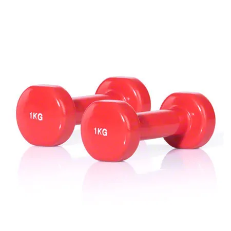 Fausthantel, 1 kg, rot, Stck