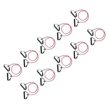 Fitness Tube, stark, rot, 10er Set