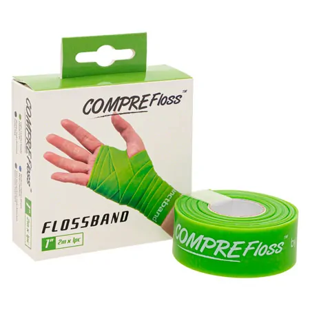 Flossband Level 1, 2 m x 2,5 cm, leicht, grn