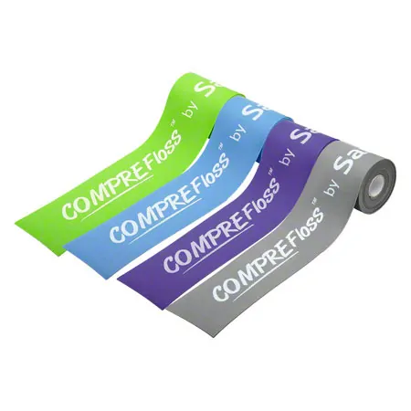 Flossband Level 1-4, LxB 3.5m x 7.5 cm, 4er Set