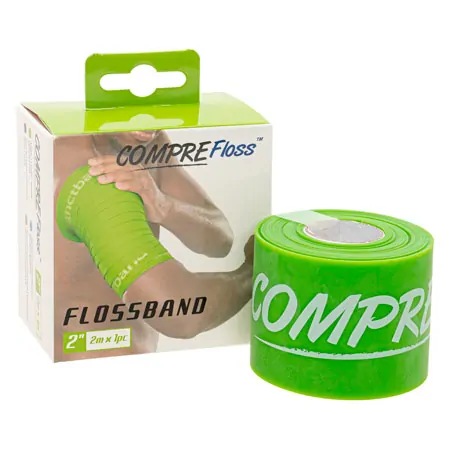 Flossband Level 1, LxB 2 m x 5 cm, leicht, gr�n