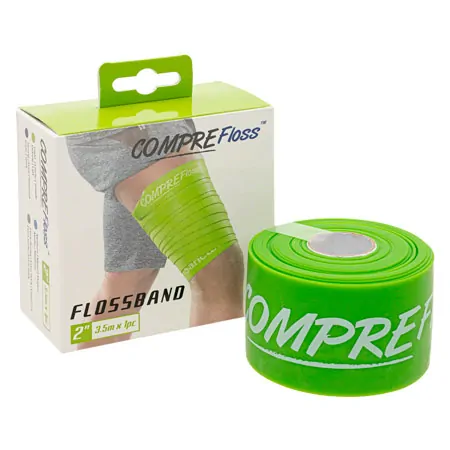 Flossband Level 1, LxB 3.5 m x 5 cm, leicht, gr�n