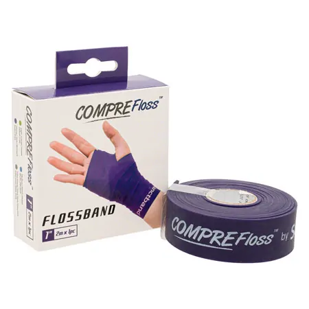 Flossband Level 3, 2 m x 2,5 cm, stark, violett