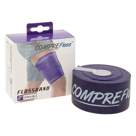 Flossband Level 3, 3.5m x 5 cm, stark, violett