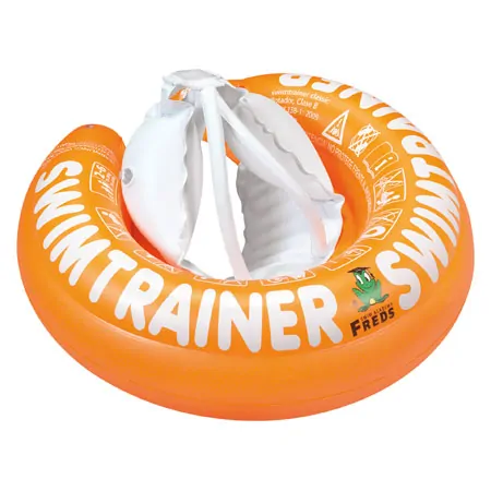 Freds Schwimmtrainer Classic Schwimmhilfe, orange 15-30 kg (2-6 Jahre)