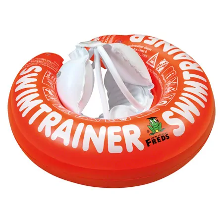 Freds Schwimmtrainer Classic Schwimmhilfe, rot 6-18 kg (1/4-4 Jahre)