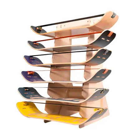 GIBBON Giboard-Set Aufbewahrungstnder + 6 Giboards, 7-tlg.