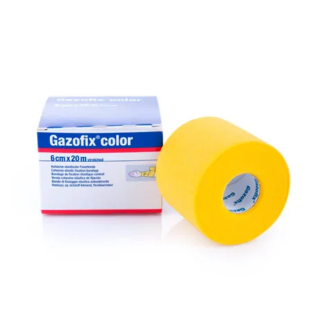 Gazofix Color, LxB 20 m x 6 cm, gelb