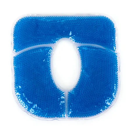 Gesichtsauflage Pearls, desinfizierbar, LxBxH 30x30x1 cm, blau