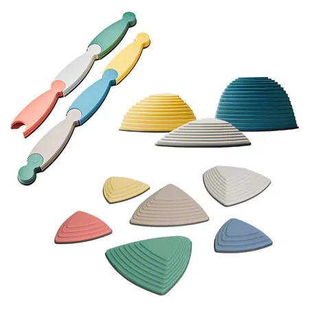 Gonge Balance-Set, Hgelkuppen + Fluss-Steine + Balance-Weg Nordic, 16-tlg.