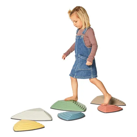 Gonge Fluss-Steine Nordic, Set: 3x gro + 3x klein