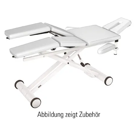 HWK Therapieliege Solid Lymph/Manu Hydraulik mit 3-tlg. Kopfteil, LxBxH 195x65x46-89 cm