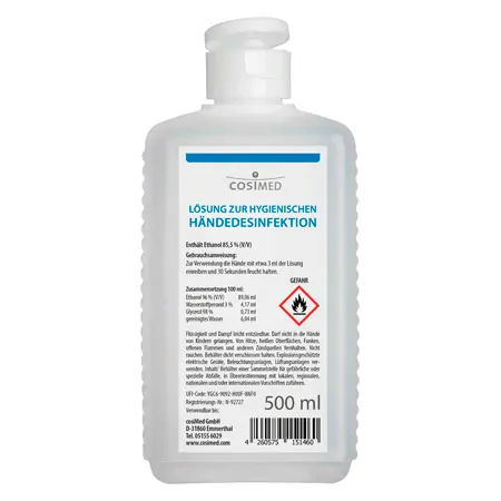 Hndedesinfektionsmittel, 500 ml