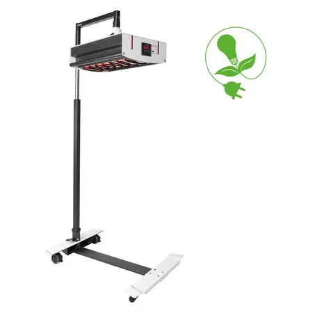 Halogen Infrarotstrahler IRS 2, Stativmodell inkl. Stativ