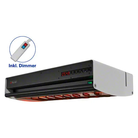 Halogen Infrarotstrahler IRS 3, Wandmodell inkl. Wandarm und Dimmer