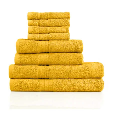 Handtuch Set 8-tlg., 4 St�ck LxB 30x30 cm, 2 St�ck LxB 140x70 cm und 2 St�ck LxB 100x50 cm