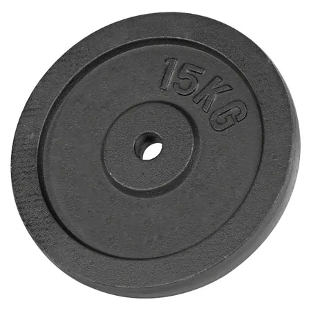 Hantelscheibe aus Gueisen, Bohrung  3 cm, 15 kg, Stck