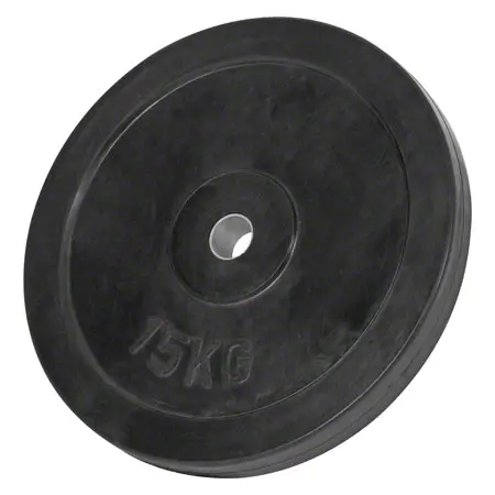 Hantelscheibe mit Gummiberzug, Bohrung  3 cm, 15 kg, Stck