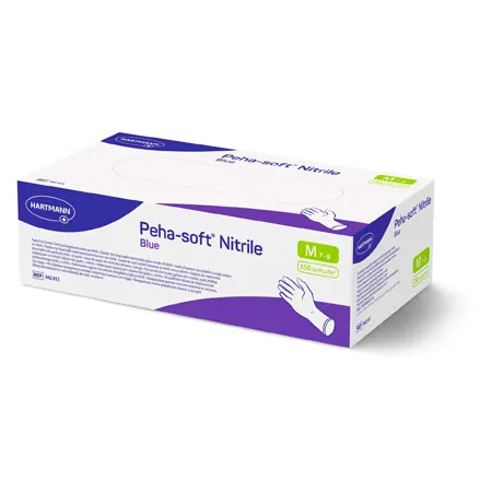 Hartmann Untersuchungshandschuhe Peha-soft nitrile blue, puder- u. latexfrei, 150 Stck