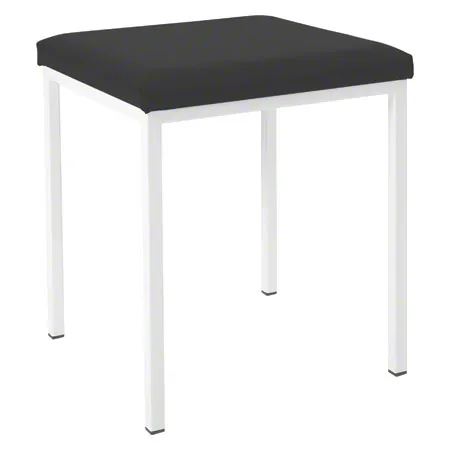 Hocker mit Polster, LxBxH 40x40x45 cm, anthrazit H�he: 45cm