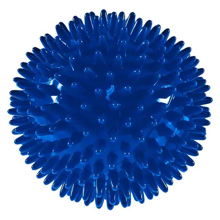 Igel-Ball,  10 cm, blau, mittel