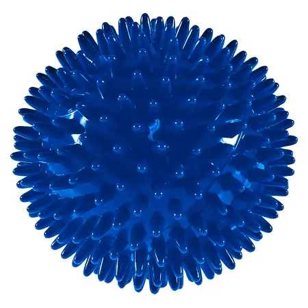 Igel-Ball,  10 cm, blau, mittel