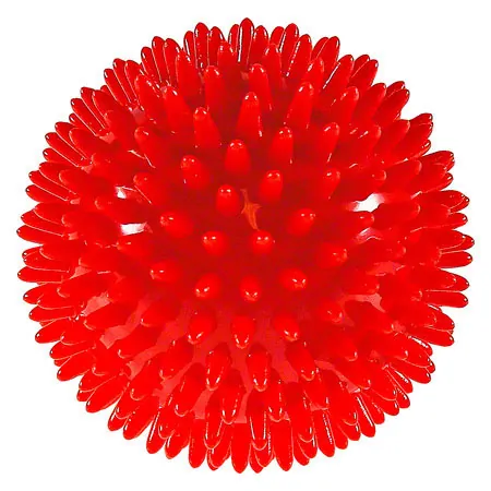 Igel-Ball,  9 cm, rot, hart