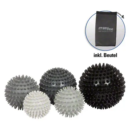 Igel-Ball hart, 5er Set, inkl. Aufbewahrungsbeutel