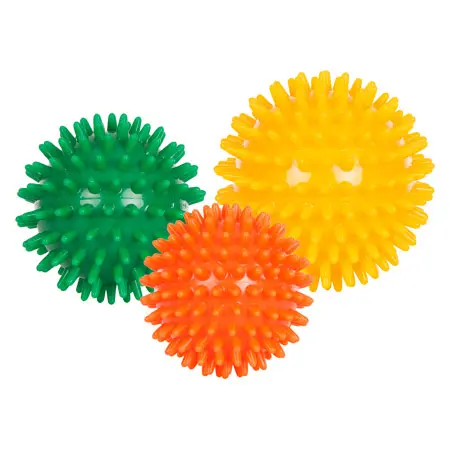 Igel-Ball mittel, 3er Set: je 1x  6 cm,  7 cm,  8 cm