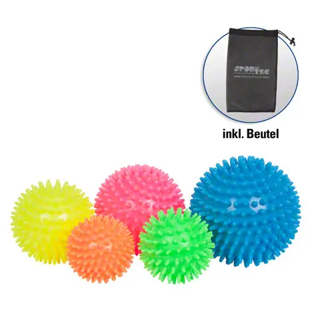 Igel-Ball soft, 5er Set, inkl. Aufbewahrungsbeutel