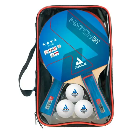 JOOLA Tischtennis-Set DUO, 2 TT-Schlger + 3 TT-Blle