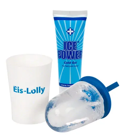 Kltetherapie-Set, 2-tlg., 1 Eislolly und 1 Ice Power Khlgel 75 ml