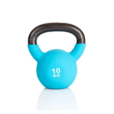 Kettlebell, 10 kg, hellblau