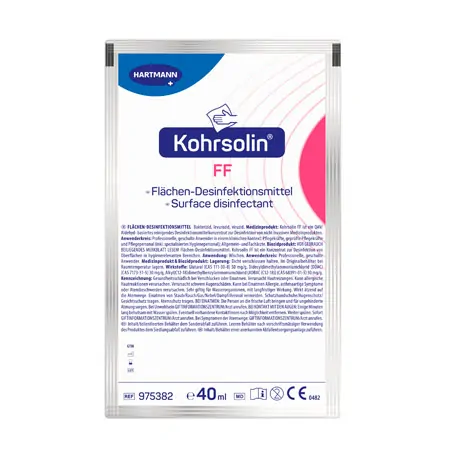 Kohrsolin FF Flchen-Desinfektionsreiniger, 40 ml Beutel