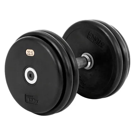 Kompakthantel aus Gummi, 22,5 kg, Stck