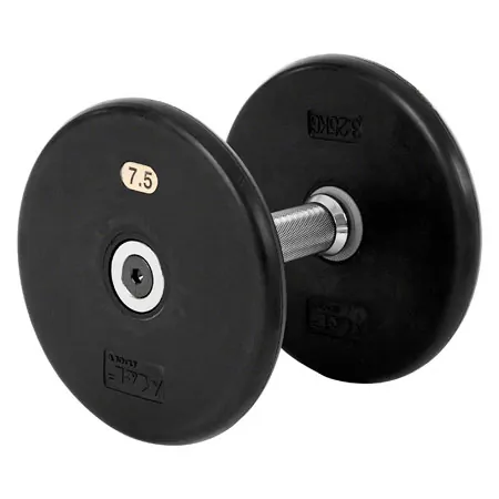 Kompakthantel aus Gummi, 7,5 kg, St�ck