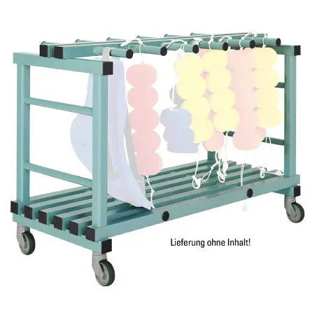 Kunststoff Aufbewahrungswagen fr Schwimmgrtel, fahrbar