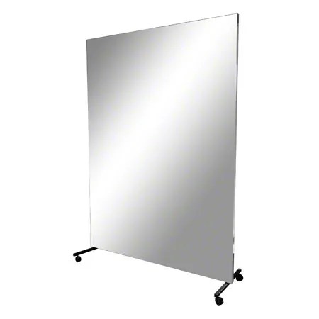 Leichtspiegel, BxH 125x200 cm, fahrbar und schwenkbar