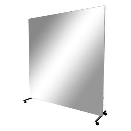 Leichtspiegel, BxH 150 x 200 cm, fahrbar und schwenkbar