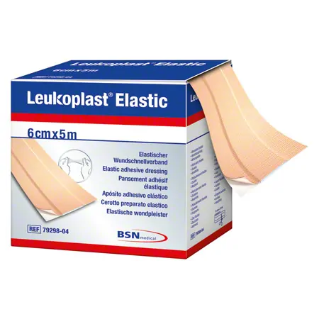 Leukoplast Elastic, LxB 5 m x 6 cm