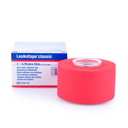 Leukotape Classic, LxB 10 m x 3,75 cm, rot